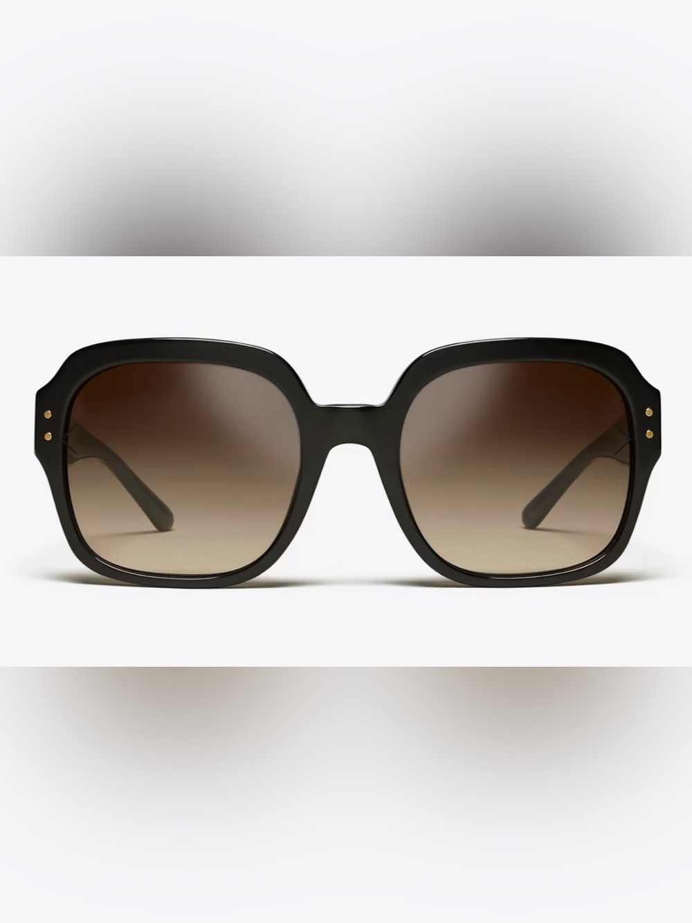 Classic Oversized Black Sunglasses with Black Gradient Lenses